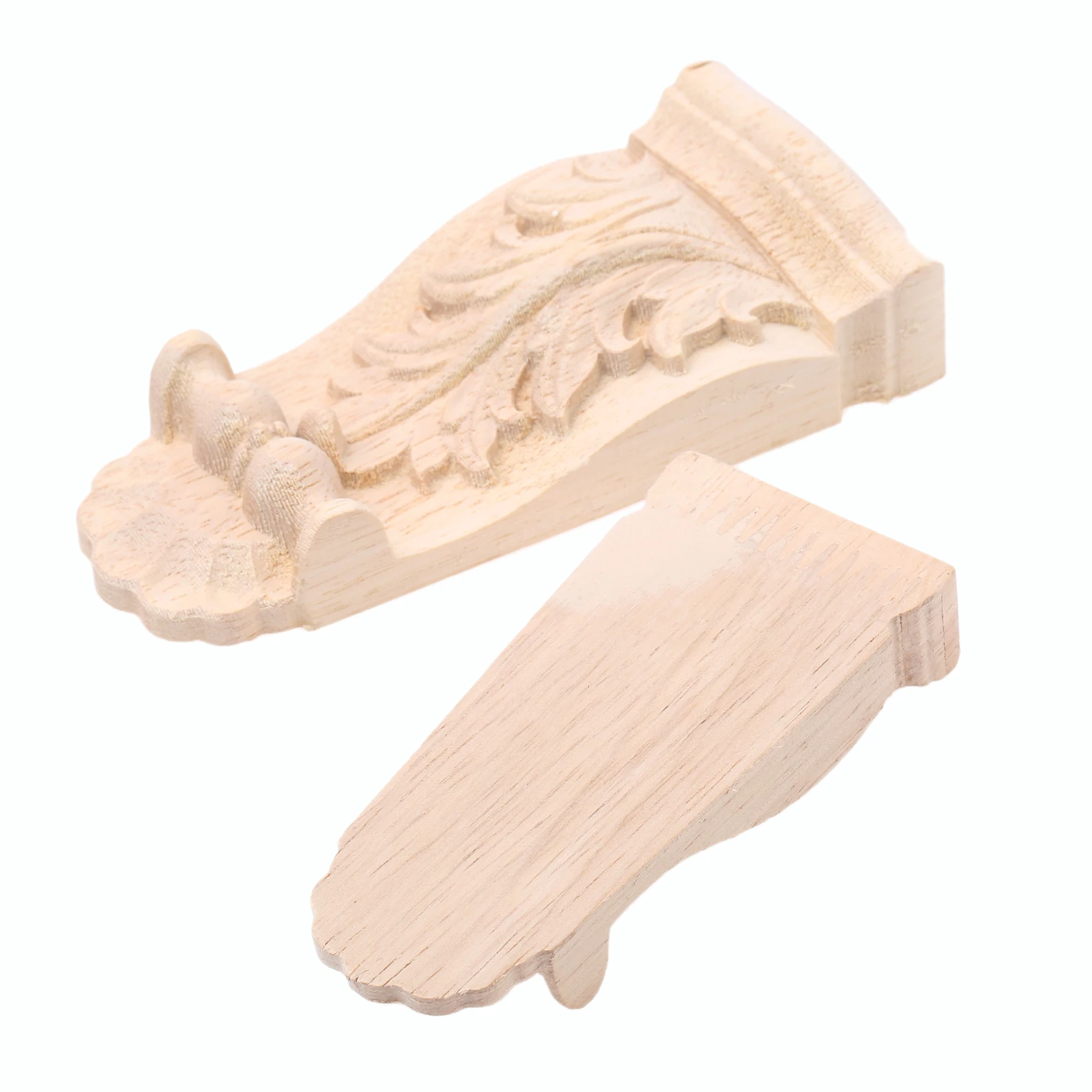 1 шт. резьба по дереву Corbels наклейка колонна деревянная мебель декоративные молдинги наклейка двери шкафа деревянная фигурка ремесла домашний декор