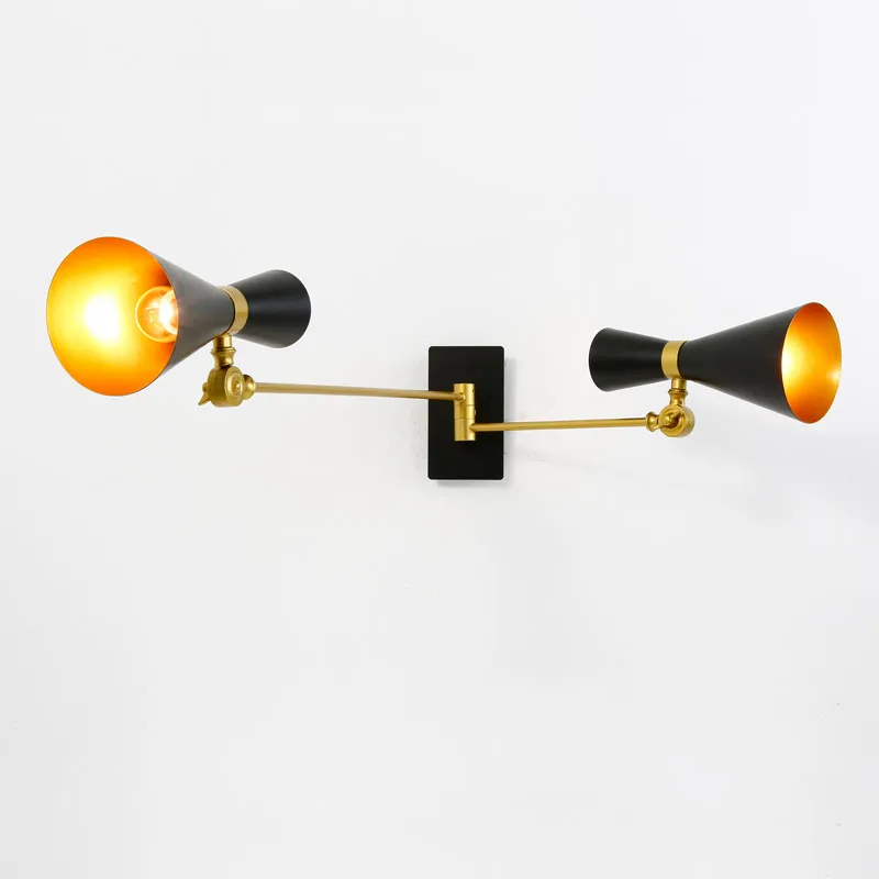 Дизайнер регулировки бра современные настенные светильники Спальня Кухня