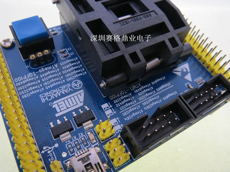 Оригинальное тестовое сиденье ATMEL IC ATmega3290 ATmega6490 ATmega128 программирование сгорания