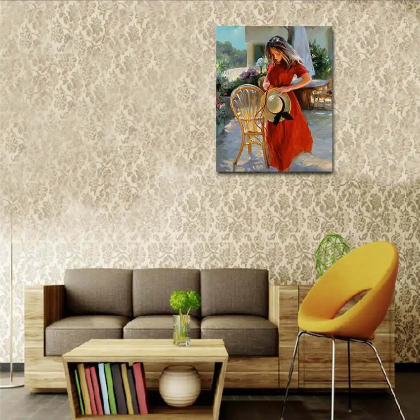 DIY Рисование на холсте для украшения дома, рисование по номерам 40x50 см, алоэ краска количество наборы