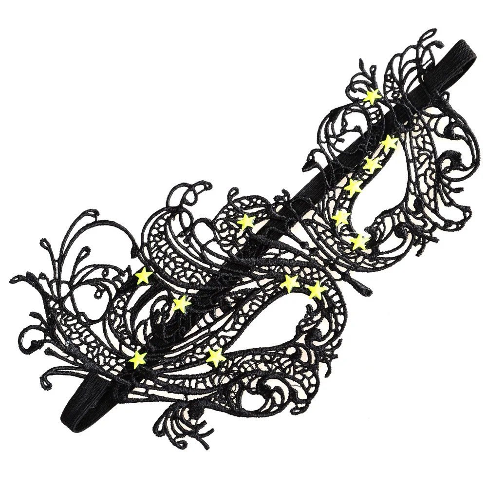 1 шт Лидер продаж Черный Lady кружева маска для глаз маскарада вечернее изящное