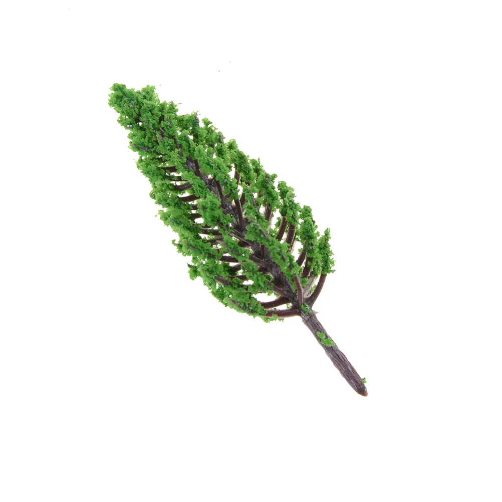 65 мм пластиковые модели деревьев для железнодорожного дома парка улицы Зеленый