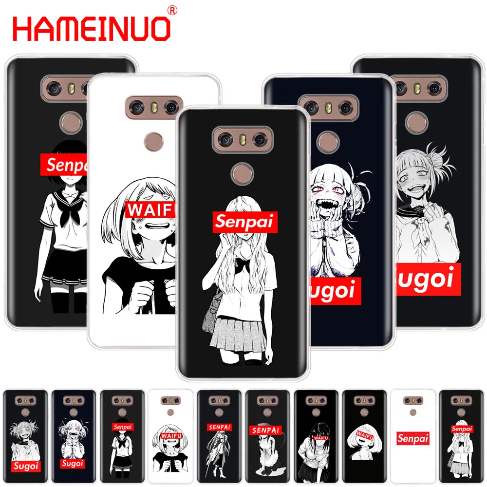 HAMEINUO Sugoi Senpai аниме waifu чехол для телефона LG G7 Q6 G6 MINI G5 K10 K4 K8 2017 2016 X POWER 2 V20 V30