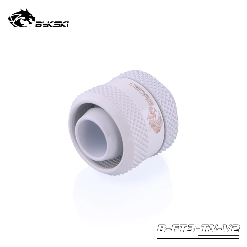 Bykski B-FT3-TN-V2, 3/" ID* 1/2" OD 10x13 мм Мягкая трубка фитинги, G1/" фитинг для мягких труб - Цвет лезвия: White