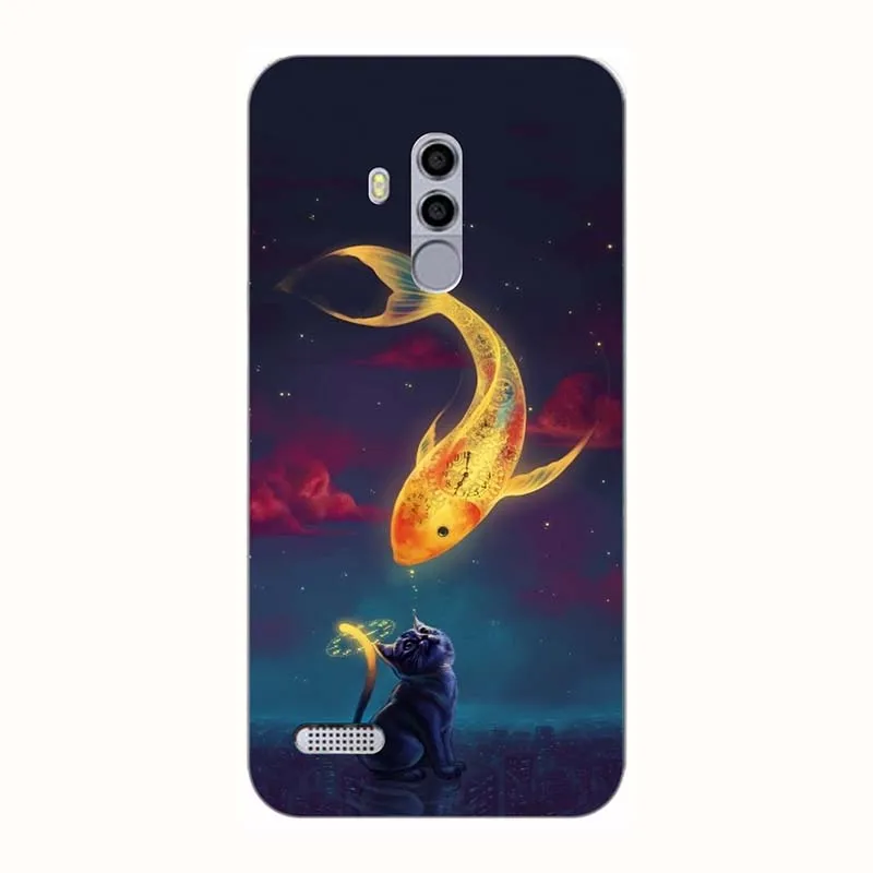 A086 Модные телефонные Шкафы для Leagoo T8s 5,5 дюймов Мягкий ТПУ мобильный мультфильм печатных для Leagoo T8s сумки - Цвет: A086