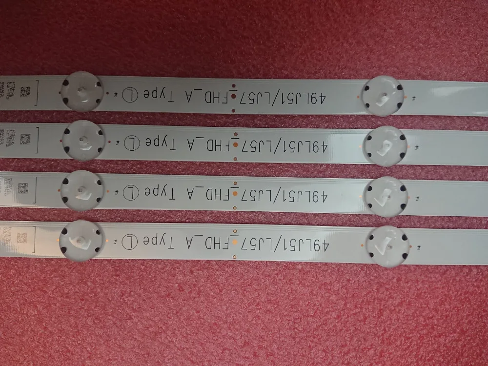 Новинка 5 наборов = 40 шт. светодиодных лент для LG 49LH590V HC490DUN 49LH5700 49LJ51/LJ57_FHD_A B Тип innotek