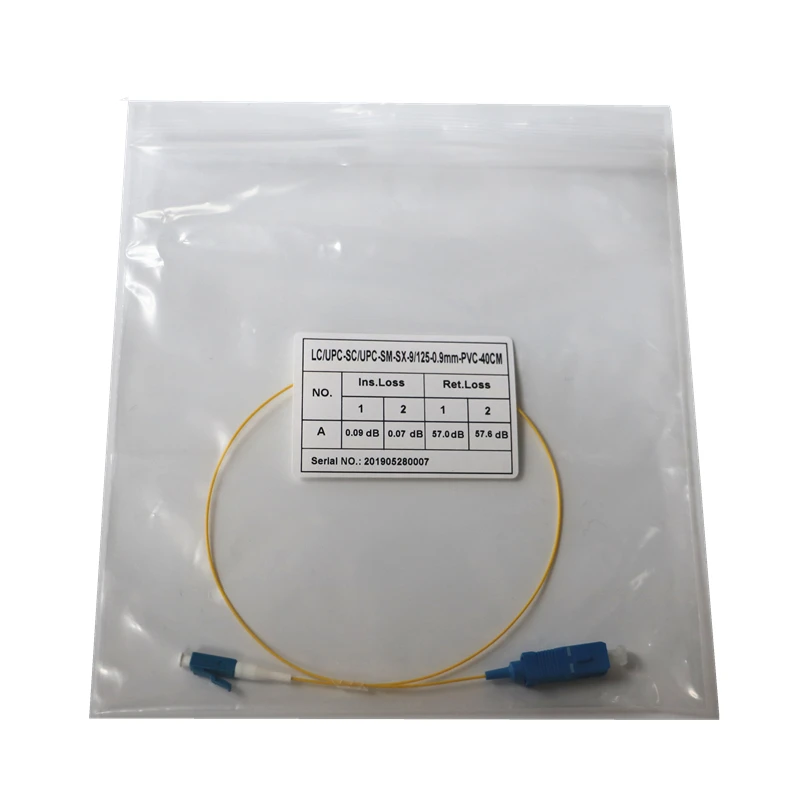 20 шт./лот fibra optica ftth патч корд LC/UPC SC/UPC SM симплексный кабель из ПВХ 0 9 мм 40