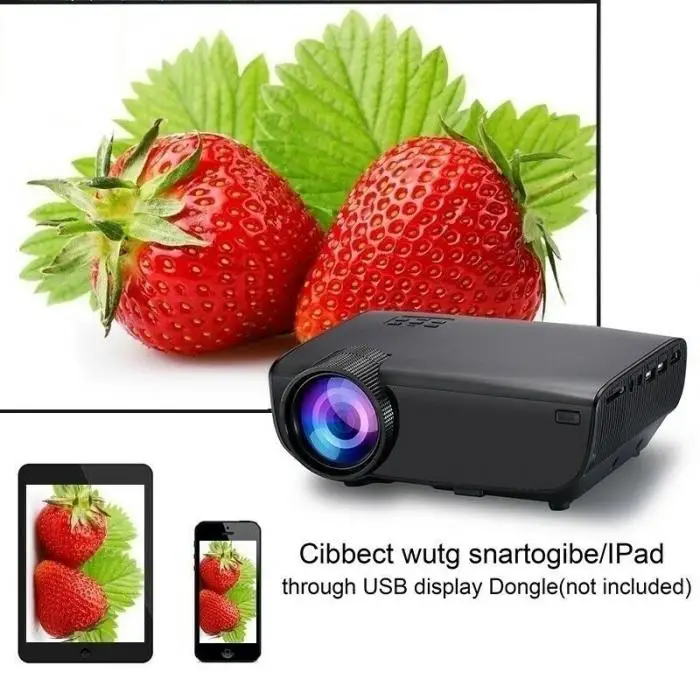 1080P 3D 4K Full HD светодиодный проектор для домашнего кинотеатра для Android/IOS(бесплатный подарок