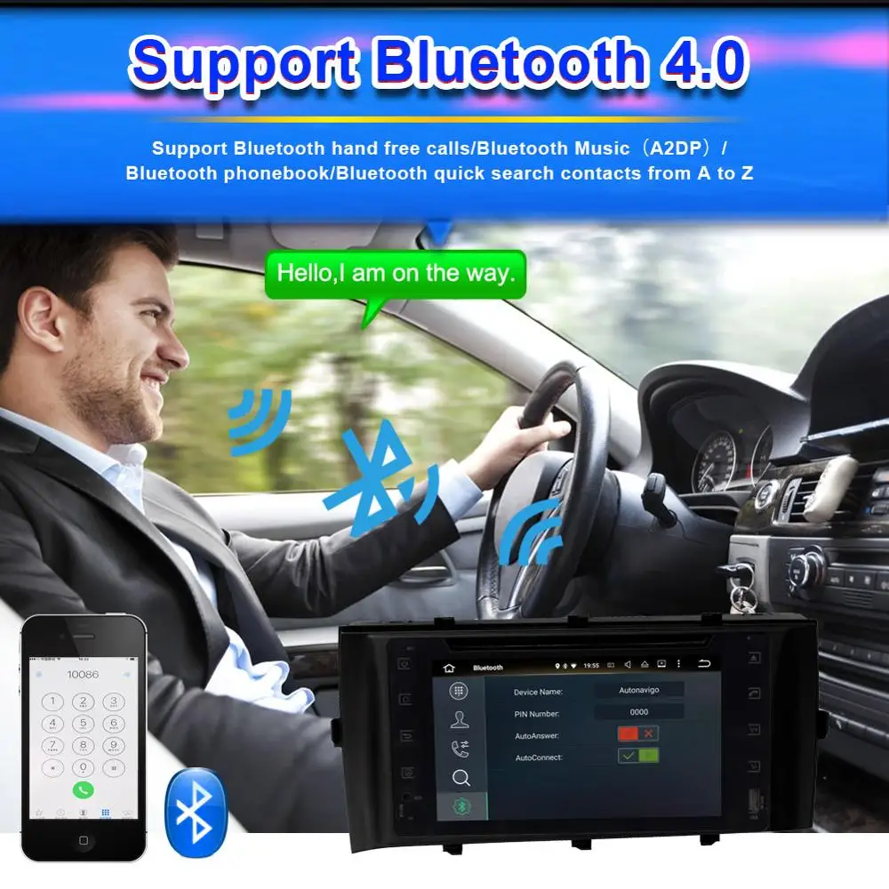 Android 9 0 Восьмиядерный автомобильный DVD мультимедийный плеер GPS навигация для Toyota