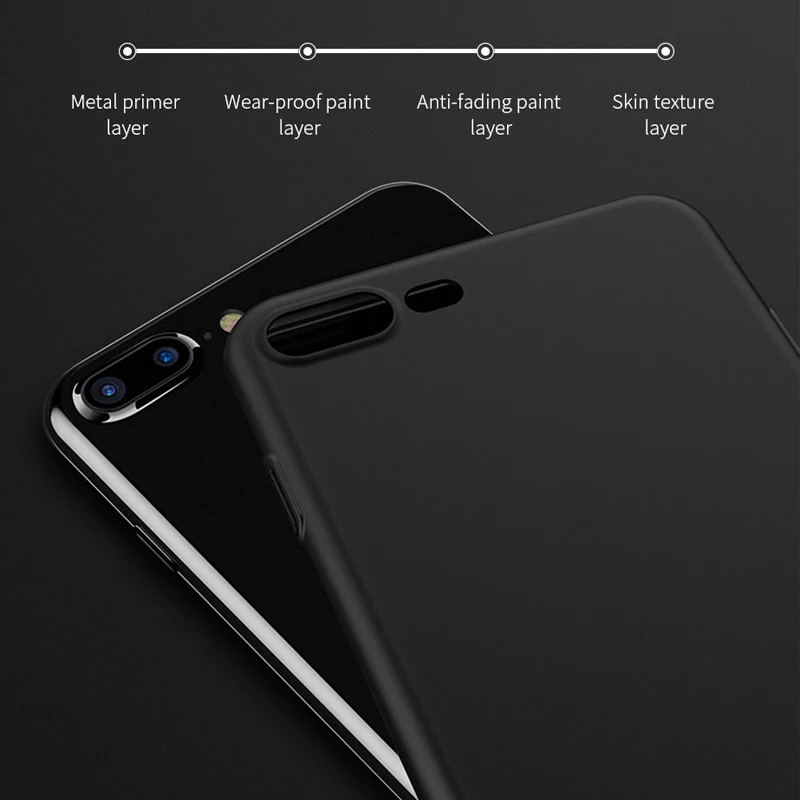 Роскошный чехол HOCO для телефона iPhone 8 Plus Ультратонкий 7 Жесткий Чехол из