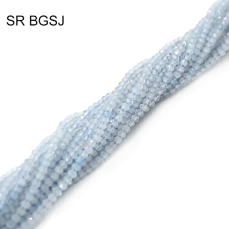 Free Shipping 2mm Round Faceted Kyanite Blue Stone Gems Wholesale Seed Bail Beads Strand 15&quot | Украшения и аксессуары
