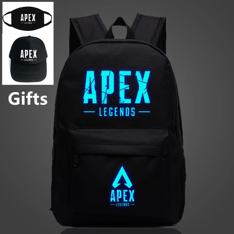 Кепки и маски в качестве подарков Apex Legends школьный рюкзак для мальчиков девочек
