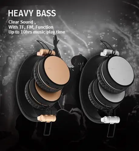 BEESCLOVER MH10 Беспроводной наушники Bluetooth складная гарнитура Стерео Игровые с