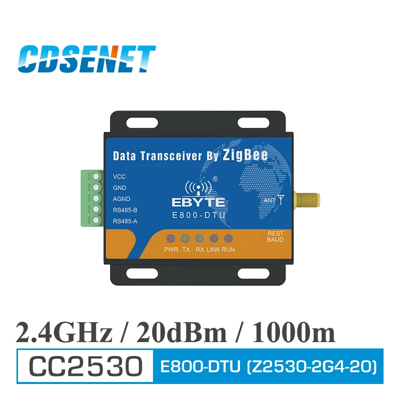Zigbee CC2530 модуль RS485 240MHz 20dBm сетевая CDSENET E800 DTU (Z2530 485 20) специальная сеть 2 4 GHz rf