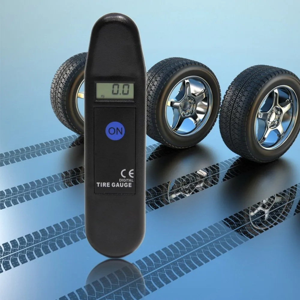 Цифровой черный авто шина для мотоцикла давление тестер воздушный метр Датчик