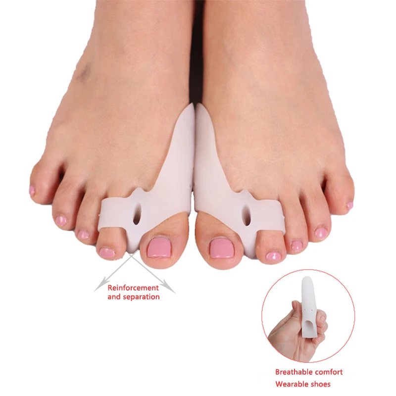 7 шт. выпрямитель для пальцев ног корректор Bunion шина большая стопа облегчение