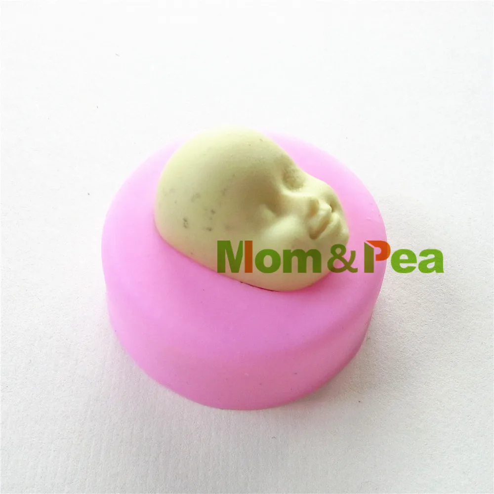 Mom & Pea 0839 Бесплатная доставка силиконовая форма в форме лица украшение торта