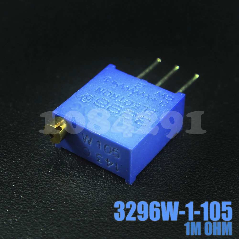10 шт./лот 1 м ом 3296W-1-105 триммеры с потенциометром переменный резистор |