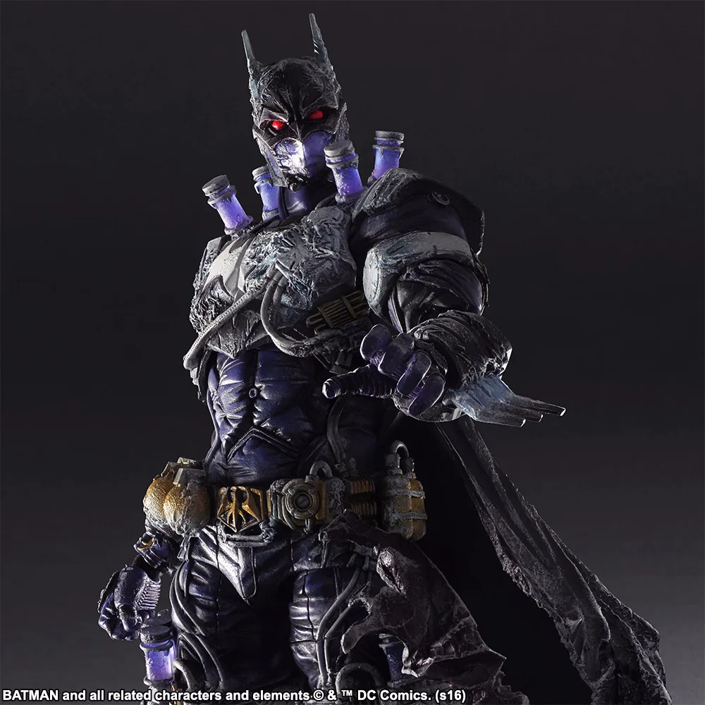 Play Arts 27 см Rogues галерея Victor Fries Mister Freeze персонаж плохие парни в Бэтмене фигурка