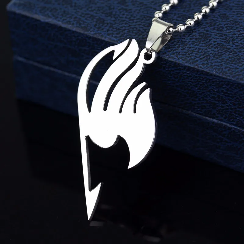 Горячая Fairy Tail ожерелье гильдии Логотип Подвеска тату аниме модные ювелирные