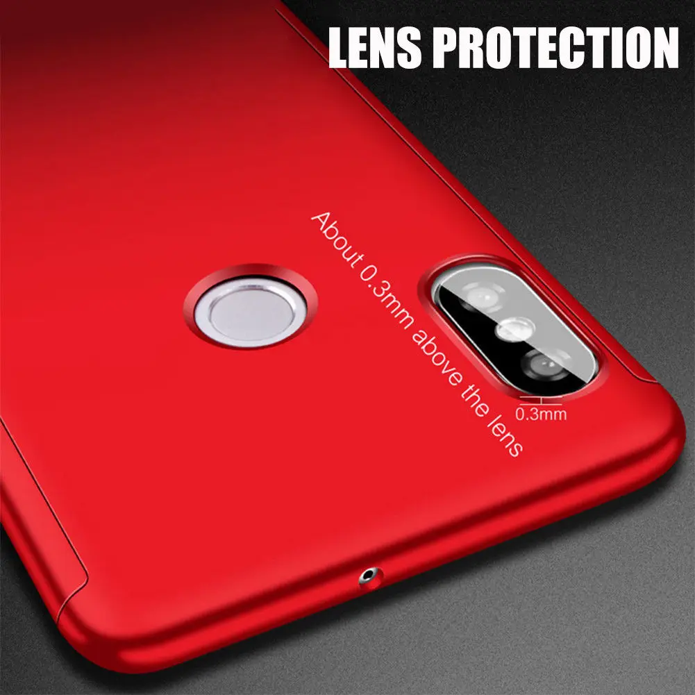360 градусов полный чехол для телефона Xiaomi A2 lite Redmi Note 8 чехол Redmi 8A 5A 6A Note 7 6 5 Pro Чехол с защитой экрана