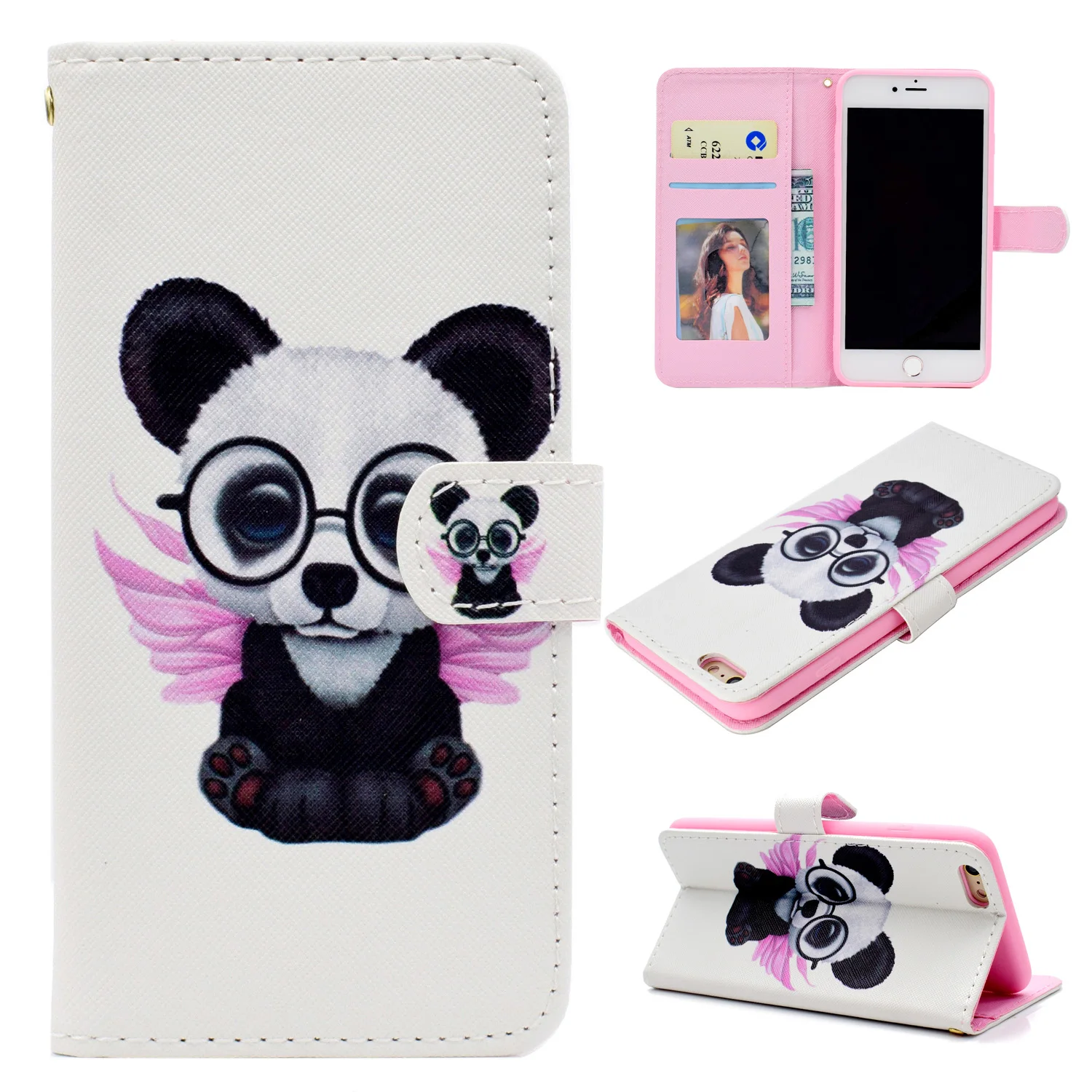 I6 класса люкс из натуральной кожи чехол раскладушка с подставкой откидной