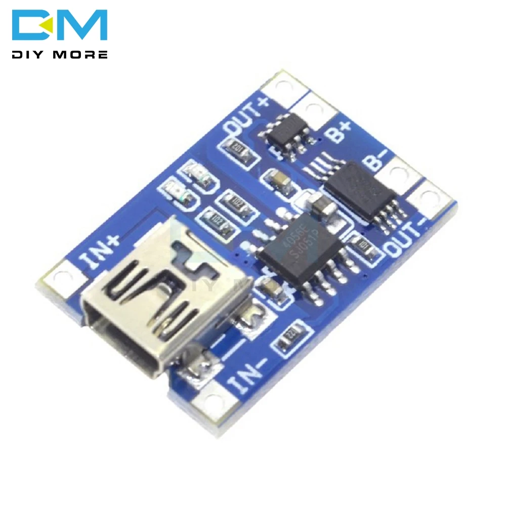 Тип-c/Micro/Mini USB 5V 1A 18650 TC4056A литиевая батарея зарядная плата модуль с защитой двойные функции 1A li-ion