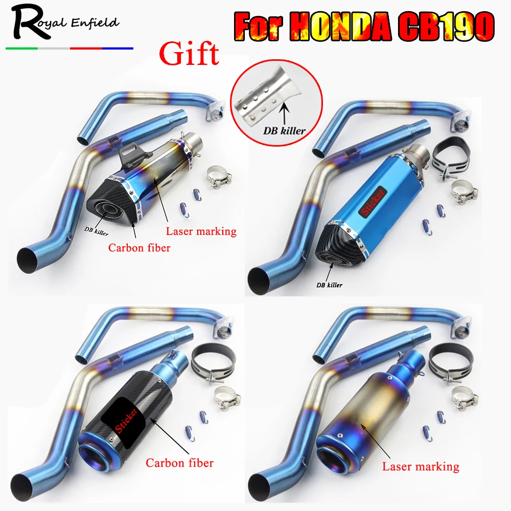 Для мотоцикла HONDA CBF190 AK124 для Honda CBF190R CB190R CBF190X выхлопная труба средняя
