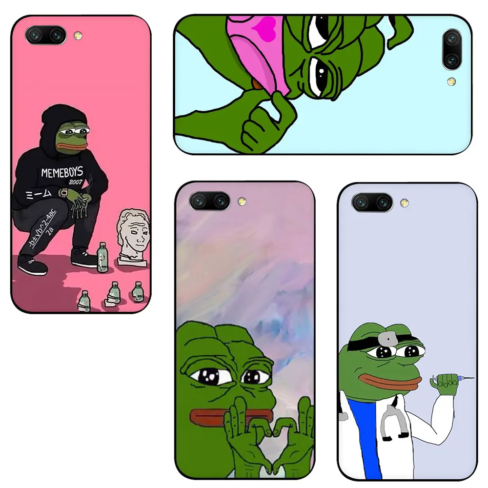 Интернет мем самодовольный лягушка Pepe ТПУ чехол для huawei Honor 10 8 9 Lite 6A 7A Pro 7c 7x 8c 8x Nova 3 3i Y9 Y7 Y6 Y5 Prime