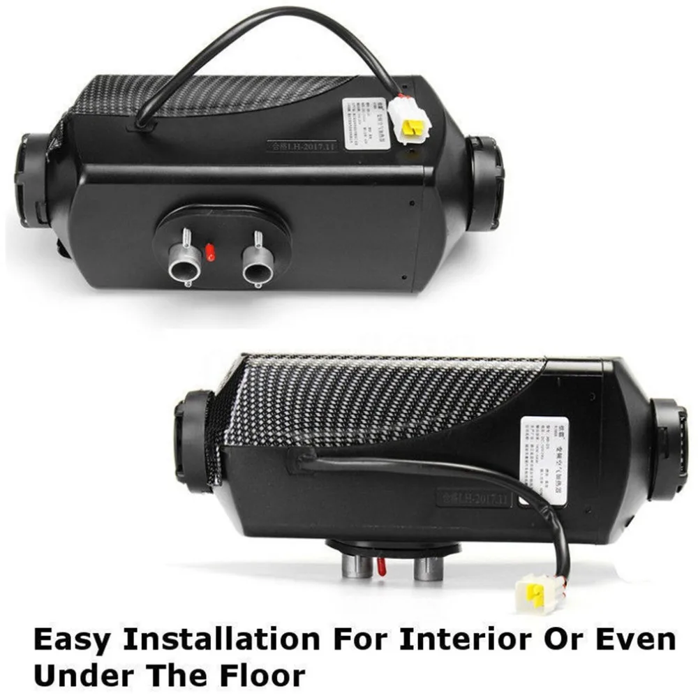 2 кВт черный нагреватель с одним отверстием воздушный парковочный обогреватель