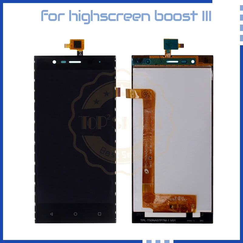 Для Highscreen Boost 3 Оригинальное Качество ЖК С Сенсорным Экраном Дигитайзер Сборки