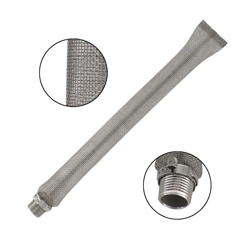 12 дюймов 30 см нержавеющая сталь Bazooka экран 1/2 ''NPT для домашнего пивоварения чайник или Mash Tun/сетчатый фильтр