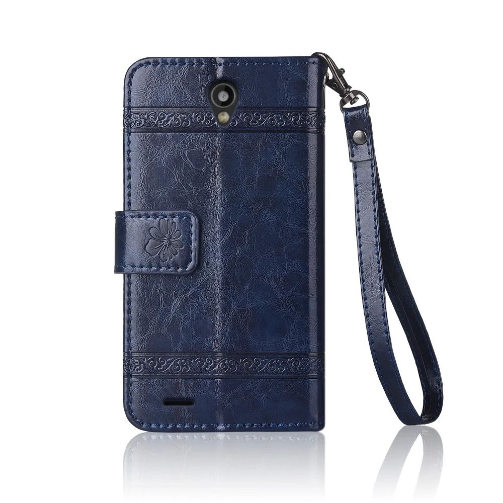 Flip Leather Case For ZTE Blade A210 Fundas Printed Flower 100% Special wallet stand case with Strap | Мобильные телефоны и