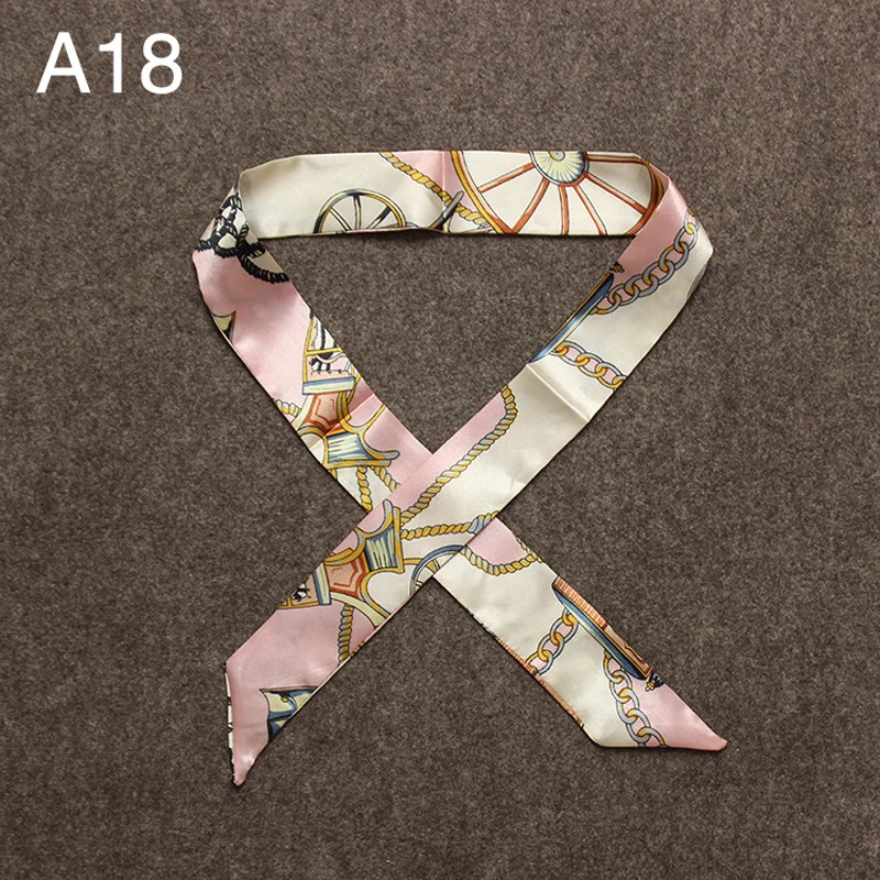 Новинка 20 шт./лот Модный женский шарф из искусственного шелка маленькие сумки для