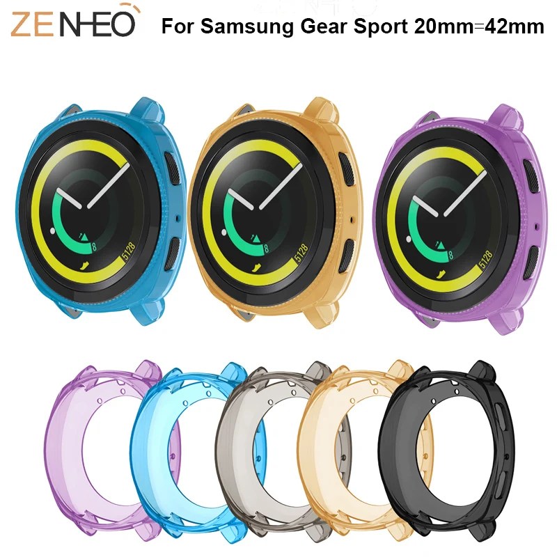 Защитный чехол из ТПУ 360 градусов рамка для Samsung Gear спортивный защитный чехлы
