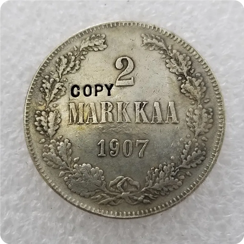 Копировальные монеты Finland 2 markkaa 1905L-1908L | Дом и сад