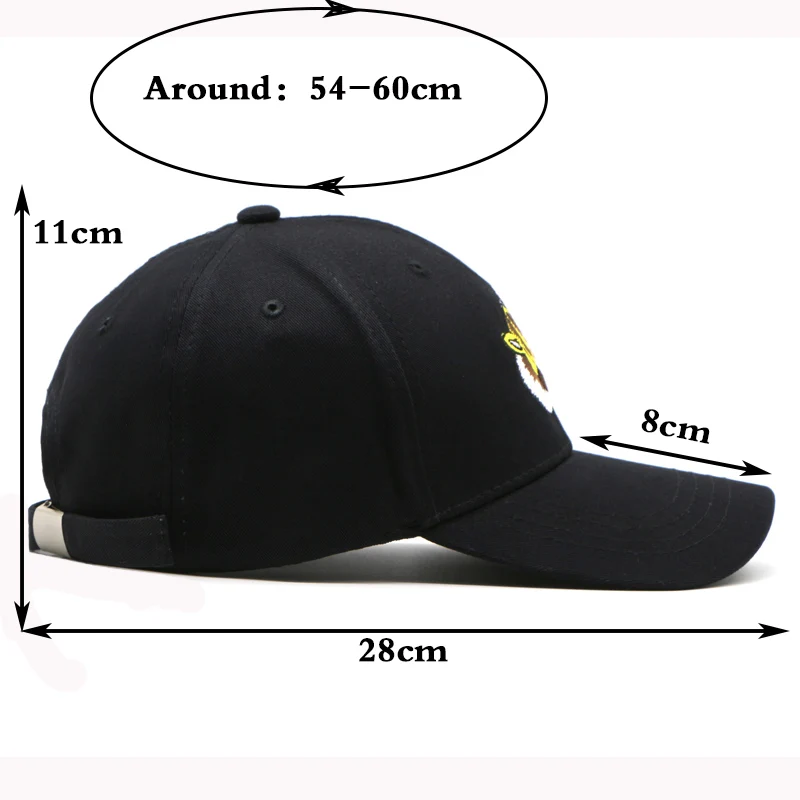 New Hot Fashion Tiger Embroidery Baseball Caps Men Women Spring Summer Sun Hats for Solid Snapback Cap Wholesale Dad Hat | Аксессуары
