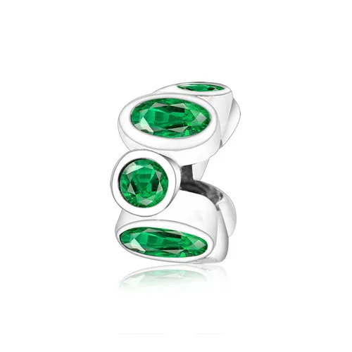 Зима, сделай сам, подходят к оригинальным браслетам Pandora, 925 пробы, Серебряное сердце, очаровательные бусины с прозрачными фианитами, изготовление ювелирных изделий berloque - Цвет: PD0720