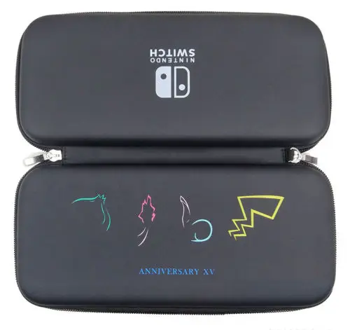 ANNIVERSARY XV Чехол для хранения Pokemons ANNIVERSARY XV rend Switch EVA, сумка для хранения, чехол для переноски, игровые аксессуары-Pikachus - Цвет: ANNIVERSARY XV