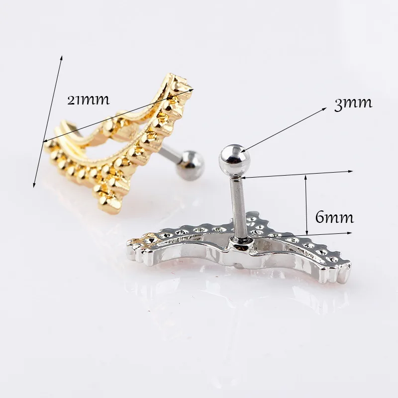 1 шт. многофункциональные серьги-хрящи серьги-пусеты для ушей модные украшения