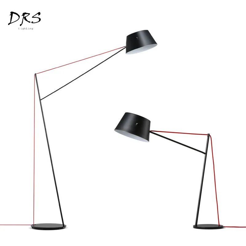 

Nordic Simple Floor Lamp Black Lustre Led Modern Creative Decor Living Room Standing Lamp Lampara De Luminaria Lighting Fixtures