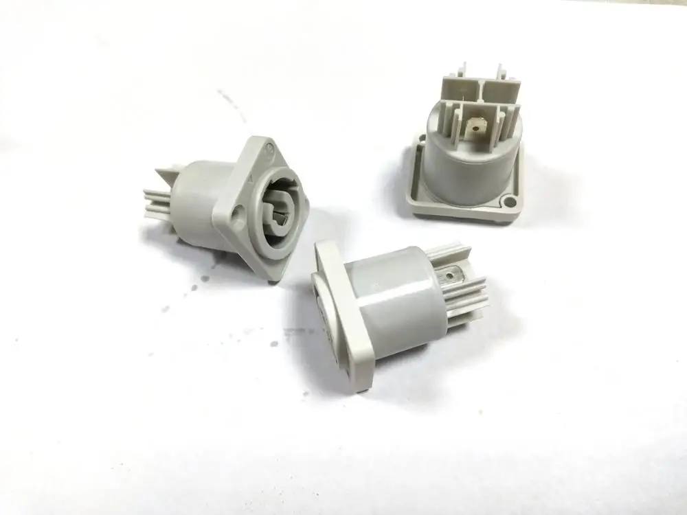 30 шт. серый разъем Powercon Chassis 20A 3-контактный питания NAC3MPA-1 и NAC3MPB-1 для электрической