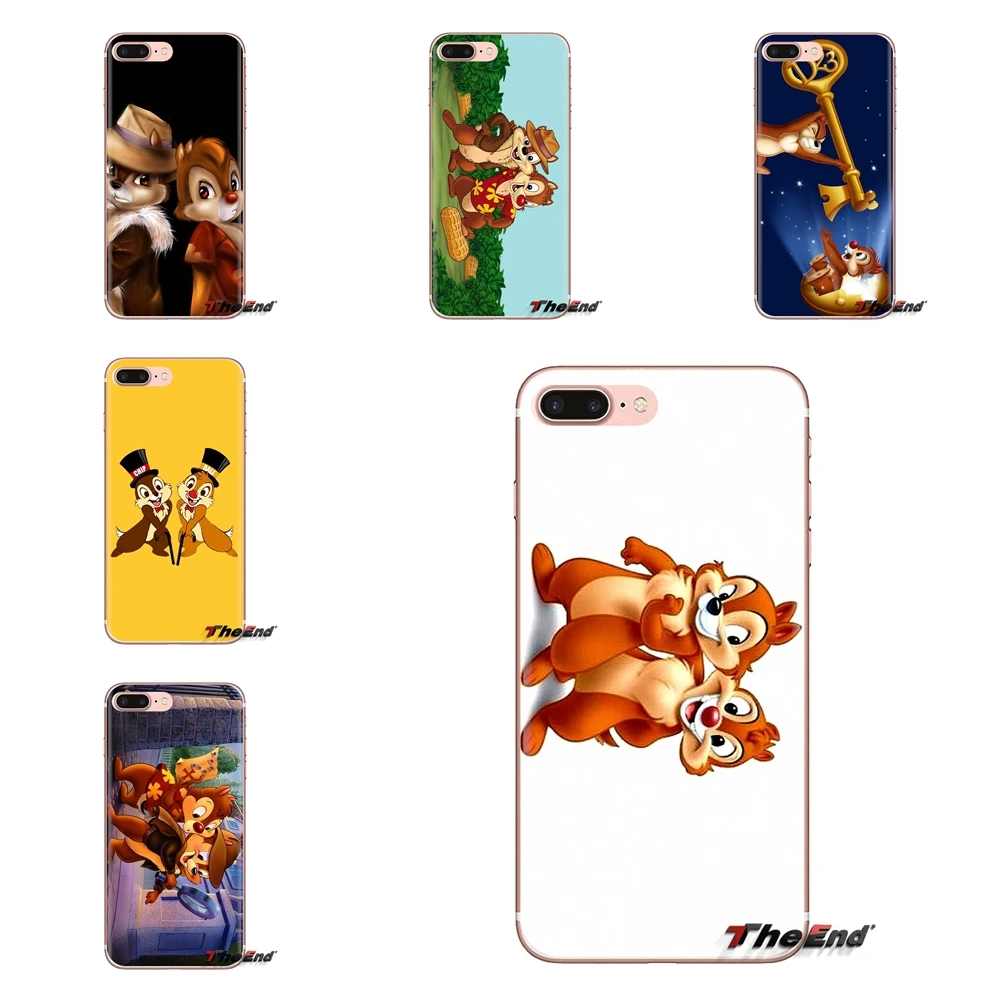 Silicone Phone Cover Bag Chip and Dale Anime Art For Sony Xperia Z Z1 Z2 Z3 Z5 compact M2 M4 M5 C4 E3 T3 XA Huawei Mate 7 8 Y3II |