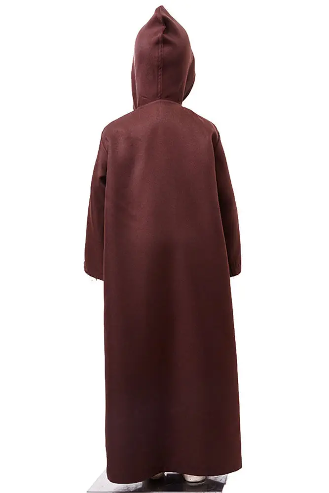 Унисекс детская звезда Kenobi коричневая накидка с капюшоном классические костюмы