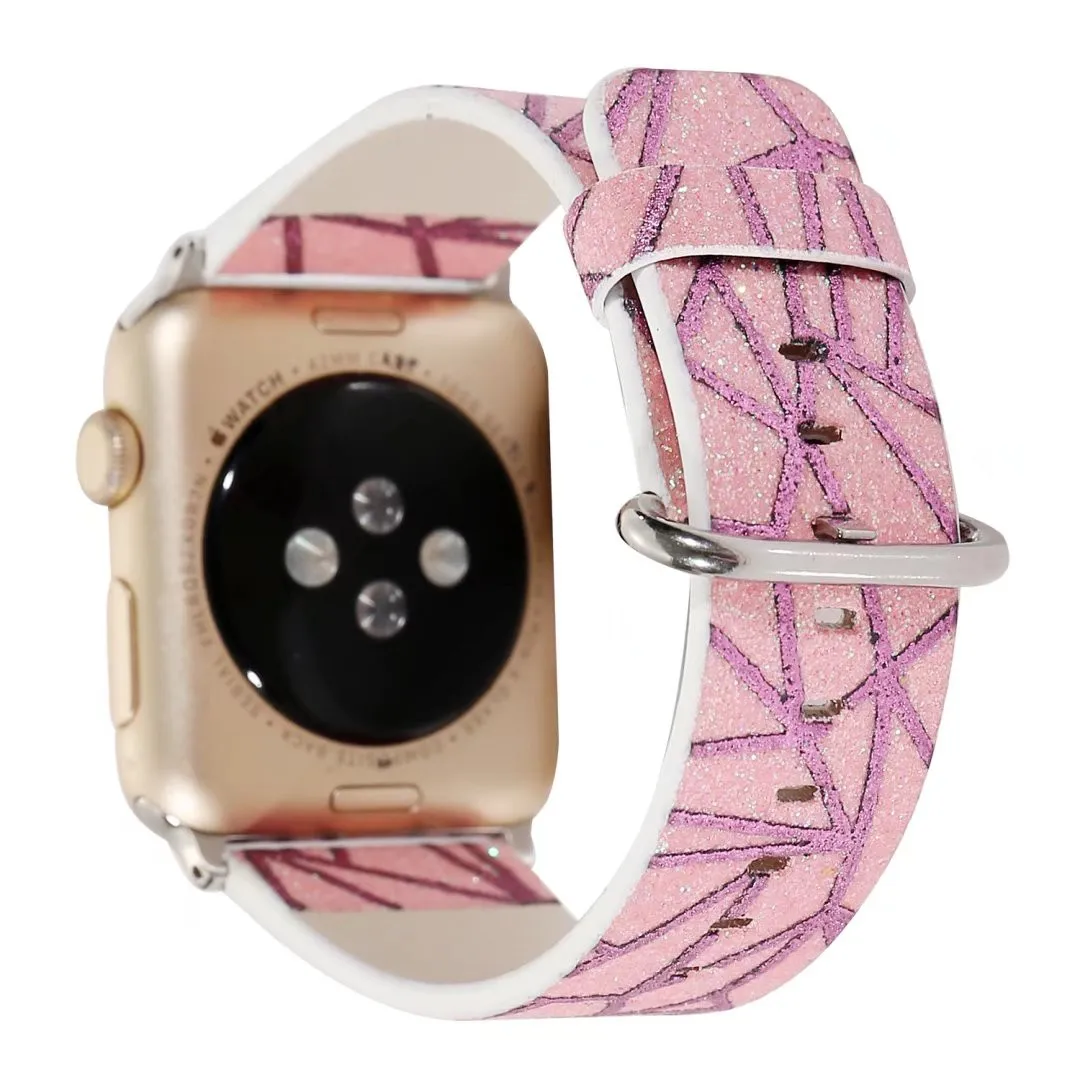 Браслет из искусственной кожи для Apple Watch Series 3 iWatch 1/2 42 мм 38 мм|Ремешки часов| |