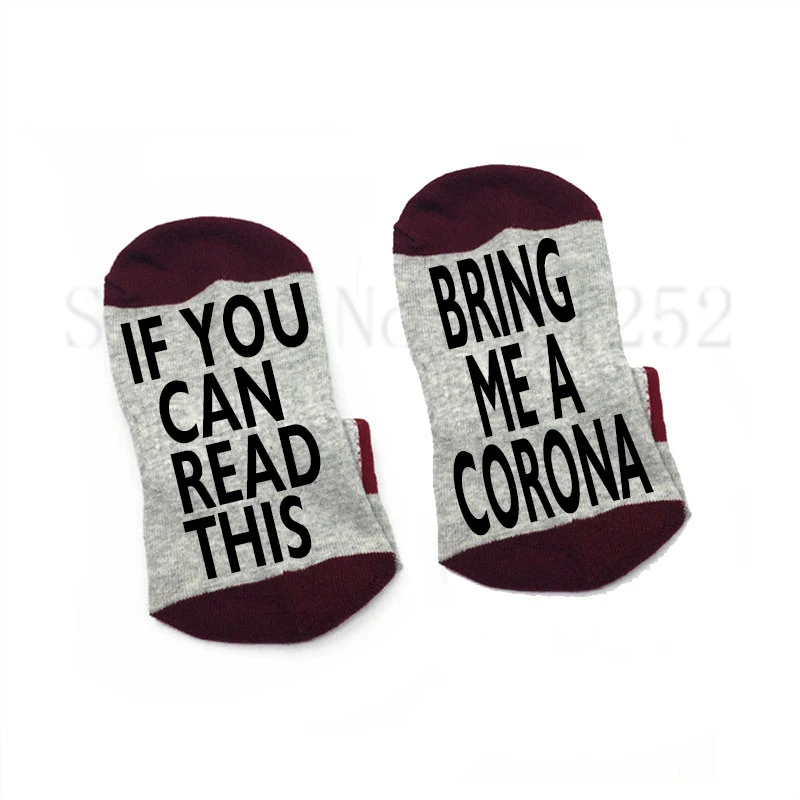 Носки если вы можете прочесть эти носки bring me a CORONA хлопковые эластичные удобные