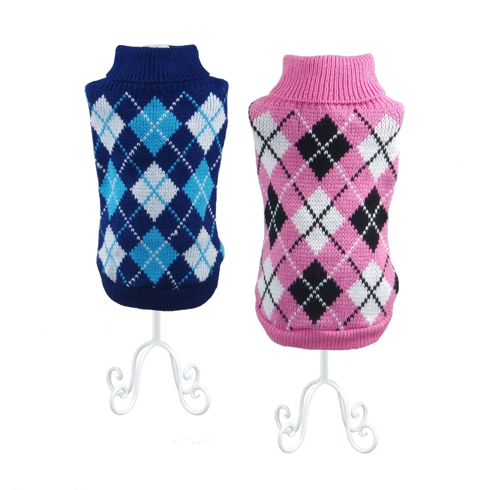 Бесплатная Доставка Собака Одежды Свитер Осень Зима Теплая Вязание Крючком