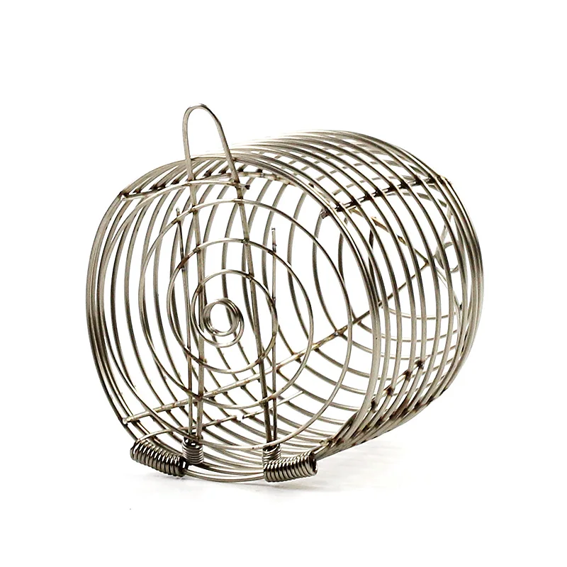 Нержавеющая сталь аквариум кристалл креветки маленькая клетка кормушка сухой