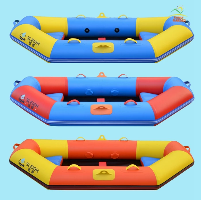 2 4 м надувная лодка на два человека для рыбалки каяк плот каноэ Дешевое море озеро