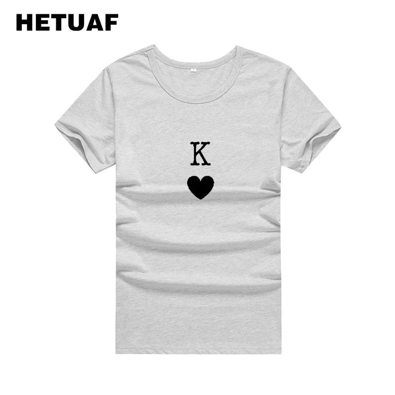 Женская футболка с принтом HETUAF K LOVE Graphic хипстерская в стиле панк для влюбленных